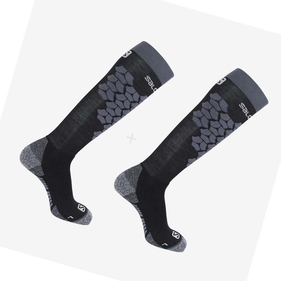 Calcetines Salomon S/ACCESS 2-PACK Mujer Negros | MX 2136MQZ